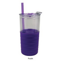20 Oz. Duet by Savor: Double Wall Acrylic Tumbler w/ Silicone Sleeve